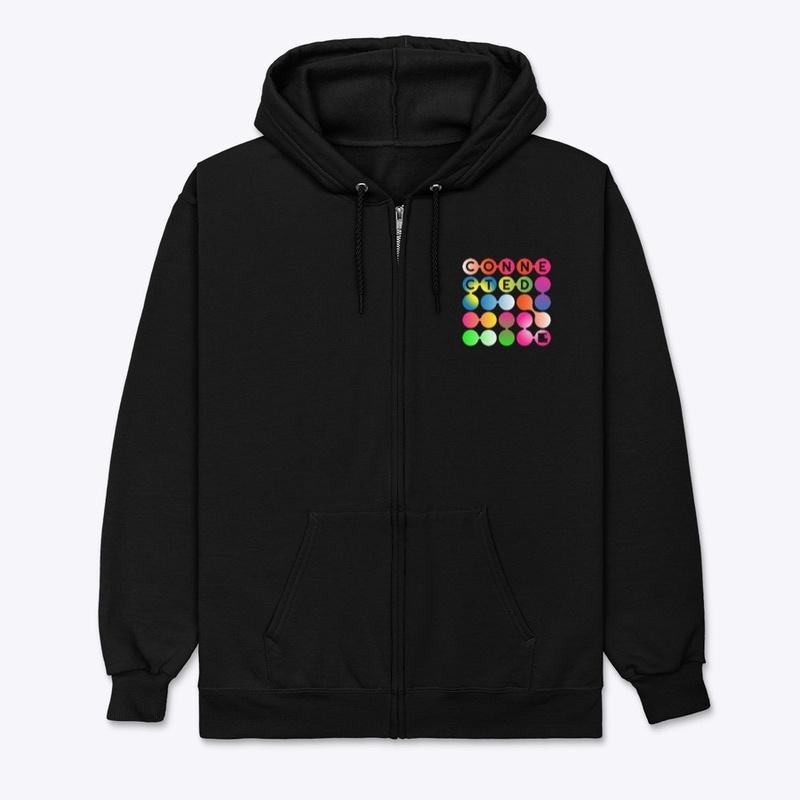 Connected zip up hoodie